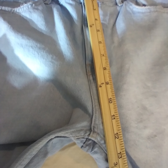 Pull & Bear Men's Light Blue Denim Jean Shorts Size 34 Streatwear - Picture 9 of 12